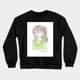 Daria (white background) Crewneck Sweatshirt